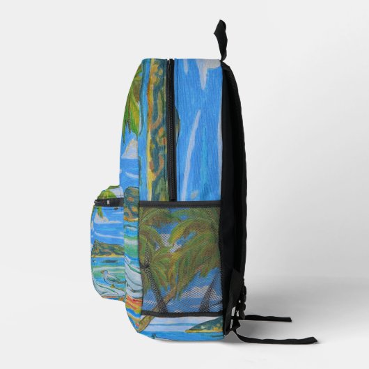 Sac À Dos Imprimé Tropical scene backpack (Droite)