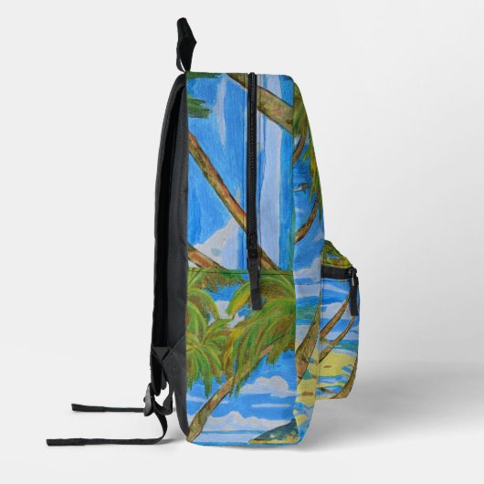 Sac À Dos Imprimé Tropical scene backpack (Gauche)