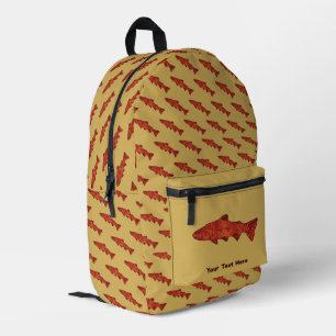 Sac À Dos Imprimé Truite rustique