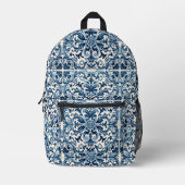 Sac À Dos Imprimé Tuile portugaise (Recto)