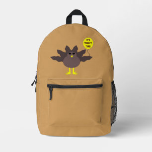 Sac À Dos Imprimé Turquie, heure Thanksgiving