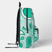 Sac À Dos Imprimé Turquoise (Gauche)