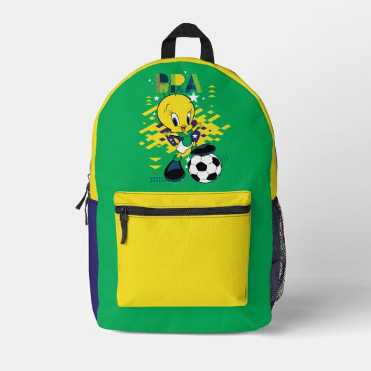 Sac À Dos Imprimé TWEETY™ Team Brazil Soccer Graphic (Recto)