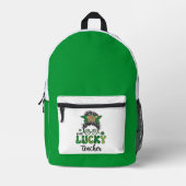 Sac À Dos Imprimé Un enseignant chanceux - Saint-Patrick (Recto)