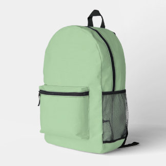 Sac À Dos Imprimé Un fond vert pâle et doux remplit l'image