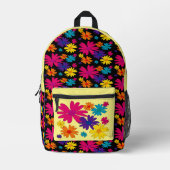 Sac À Dos Imprimé Un lit fleuri de fleurs marguerites (Recto)