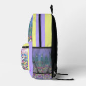 Sac À Dos Imprimé Un paradis mauve (Droite)