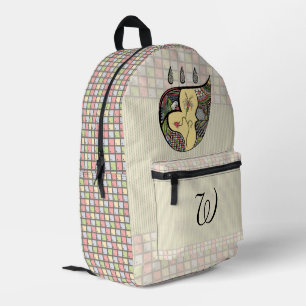 Sac À Dos Imprimé Une fleur à l'intérieur