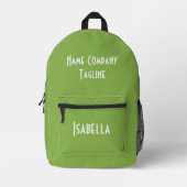 Sac À Dos Imprimé Une végétation simple et moderne (Recto)