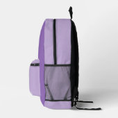 Sac À Dos Imprimé Unicorne mauve personnalisée (Droite)