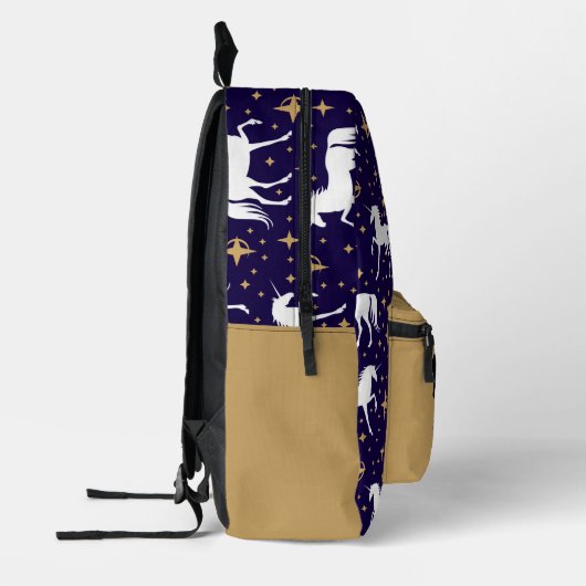 Sac À Dos Imprimé Unicornes Silhouette (Gauche)
