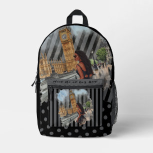 Sac À Dos Imprimé Vacances, Rencontre-moi à Big Ben, Évasion romanti