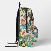 Sac À Dos Imprimé Vacances tropicales. (Gauche)