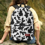 Sac À Dos Imprimé Vache Imprimer Zones Animales Occidentales Motif M<br><div class="desc">Que vous soyez un éleveur, une cow-girl, ou juste quelqu'un qui aime le vieux ouest américain et les fermes, ces mignons sacs à dos motifs tachetés noir et blanc à l'impression de vache sont parfaits pour votre style occidental. Le graphique animal est fait pour ressembler à la fourrure / cheveux...</div>