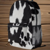 Sac À Dos Imprimé Vache noire et blanche