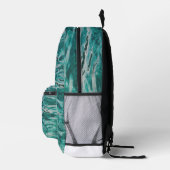 Sac À Dos Imprimé Vagues de l'océan émeraude (Droite)