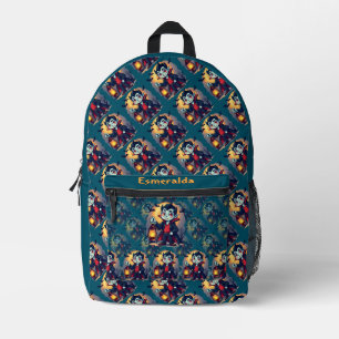 Sac À Dos Imprimé Vampire Mignon avec Lanterne Kawaii Halloween