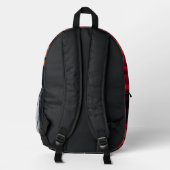 Sac À Dos Imprimé VARIANT Tartan Résumé Chaud (Verso)