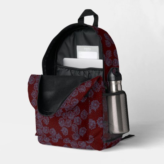 SAC À DOS IMPRIMÉ VEERA (Coin arrière droit (ouvert))