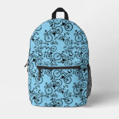 Sac À Dos Imprimé Vélos Grand et Petit (Recto)