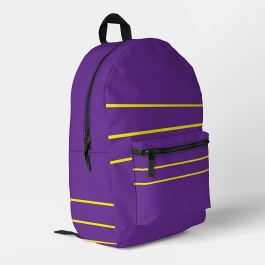 Sac À Dos Imprimé Velours Avec Jaune (Coin arrière gauche)