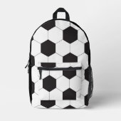 Sac À Dos Imprimé Ventilateur de football de retour à l'école (Recto)