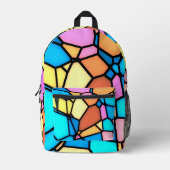 Sac À Dos Imprimé Verre multicolore (Recto)