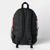 Sac À Dos Imprimé Verre multicolore (Verso)