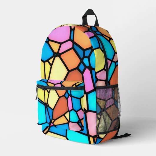 Sac À Dos Imprimé Verre multicolore (Coin arrière droit)