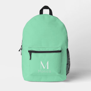 Sac À Dos Imprimé vert marin - personnalisé
