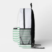 Sac À Dos Imprimé Vert Tendance Moderne Minimal Simple (Droite)
