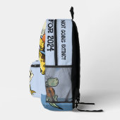 Sac À Dos Imprimé Vibes Cool à thème Dino & Amusement pour 2024 (Droite)