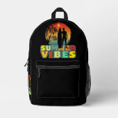 Sac À Dos Imprimé vibes d'été (Recto)