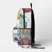 Sac À Dos Imprimé Vibes d'été Carnet tropical (Droite)