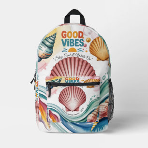 Sac À Dos Imprimé Vibes d'été Carnet tropical