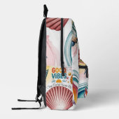Sac À Dos Imprimé Vibes d'été Carnet tropical (Gauche)