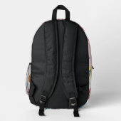 Sac À Dos Imprimé Vibes d'été Carnet tropical (Verso)