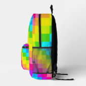 Sac À Dos Imprimé Vibes Rétro, Style Moderne (Droite)