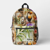 Sac À Dos Imprimé Vie forestière (Recto)