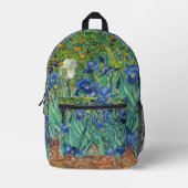 Sac À Dos Imprimé Vincent Van Gogh - Iris (Recto)