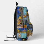 Sac À Dos Imprimé Vincent Van Gogh - Masterpieces Patchwork (Gauche)