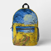 Sac À Dos Imprimé Vincent van Gogh - Wheatfield with Crows (Recto)