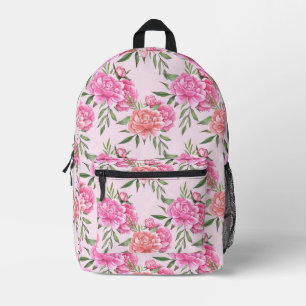 Sac À Dos Imprimé Vintage Floral de pivoine