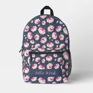 Sac À Dos Imprimé Vintage mignon peony floral