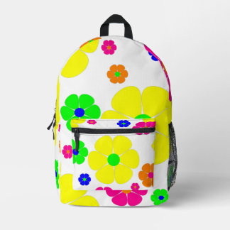 Sac À Dos Imprimé vintage mod floral