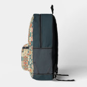 Sac À Dos Imprimé Vintage, patchwork, paré (Droite)