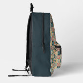Sac À Dos Imprimé Vintage, patchwork, paré (Gauche)