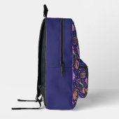 Sac À Dos Imprimé Violet Paisley (Gauche)