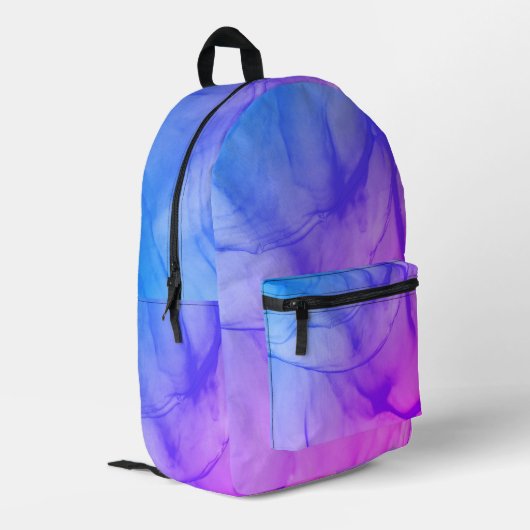 Sac À Dos Imprimé Violet stratifié (Coin arrière gauche)