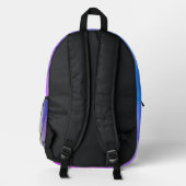 Sac À Dos Imprimé Violet stratifié (Verso)